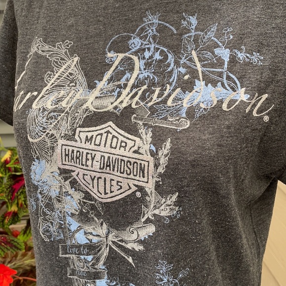 Womens Harley Davidson Sparkle T Shirt - Picture 2 of 4